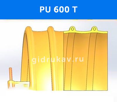 Гибкий высокотемпературный полиуретановый рукав PU-600-T схема