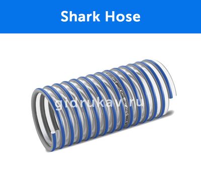 Напорно-всасывающий ПВХ шланг Shark Hose для рыбы