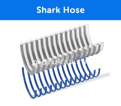 Напорно-всасывающий ПВХ шланг Shark Hose для рыбы схема